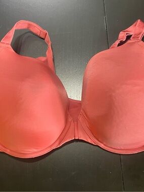 42DD Torrid Curve Lined Seamless Full Coverage Underwire T-Shirt Bra coral